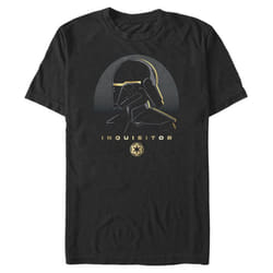 Star Wars Big & Tall Jedi Fallen Order Inquisitor Gold Men's Tops Shor