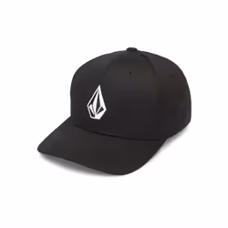 Volcom Men's Full Stone Flexfit Stretch Hat  Black-New  Small