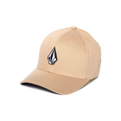 Volcom Mens 6 panel Flexfit Cap ~ Full Stone Flexfit khaki - S/M