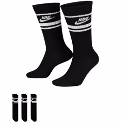 Nike Sportswear Dri-FIT Everyday Essential Crew Socks (3 Pairs) - S, 010