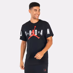 Nike Jordan Air Stretch T Shirt Mens Sports Tee - Black, XL