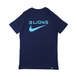 2022-2023 England Three Lions Tee (Navy) - Kids - XSB