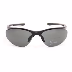 Nike Polarized Sunglasses Aerial P Shiny Black with Polar Grey Lenses DZ7355 010