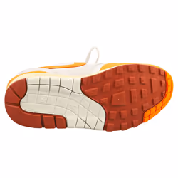 Nike Air Max 1 Womens Fashion Trainers in Light Bone Orange - 4
