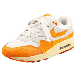 Nike Air Max 1 Womens Fashion Trainers in Light Bone Orange - 4.5