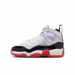 Nike Jordan Two Trey GS Great School Trainers Sneakers Fashion Shoes - White/Gym Red/Black, UK4.5