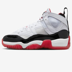Nike Jordan Two Trey GS Great School Trainers Sneakers Fashion Shoes - White/Gym Red/Black, UK5