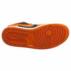 Nike Air Jordan 1 Low Se Womens Fashion Trainers in Spice Black - 4