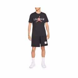 NIKE AIR JORDAN Mens T Shirts Crew Neck Short Sleeve New Tee - Black, L