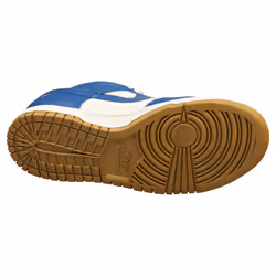 Nike Dunk Low Womens Fashion Trainers in White Blue - 4