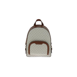 Michael Kors Jaycee Travel Bag Rucksack Size NS White/Brown, vanilla