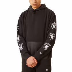 New Era Mens Las Vegas Raiders MLB Pullover Hoodie Sweatshirt Hoodie - Black - S, Black