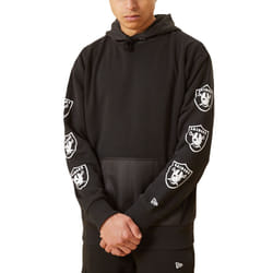 New Era Mens Las Vegas Raiders MLB Pullover Hoodie Sweatshirt Hoodie - Black - S, Black
