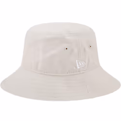 New Era Essentials All Round Visor Tapered Cotton Bucket Hat - Beige - M, Beige