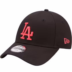 , Black) New Era Kids LA Dodgers MLB League Essentials 9FORTY Baseball Cap Hat - Black - Youth (6-12 Yrs