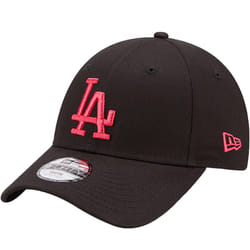 , Black) New Era Kids LA Dodgers MLB League Essentials 9FORTY Baseball Cap Hat - Black - Youth (6-12 Yrs
