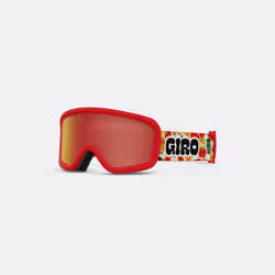 Giro Chico 2.0 Goggle, Double lens, Red, Kids, Cylindrical(flat) lens, Multi, Amber