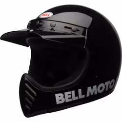 Bell Moto-3 Classic Motocross Helmet, black, Size S for Men