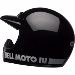 Bell Moto-3 Classic Motocross Helmet, black, Size L for Men