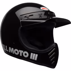 Bell Moto-3 Classic Motocross Helmet, black, Size L for Men