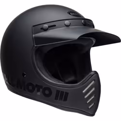 Bell Moto-3 Classic Motocross Helmet, black, Size S for Men - Additional view 5