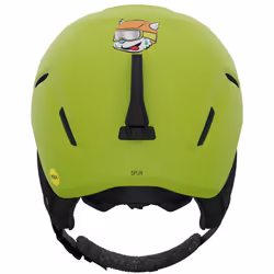 Giro Spur MIPS Kids Ski Helmet - Snowboard Helmet for Boys & Girls - Ano Lime - S (52-55.5cm)