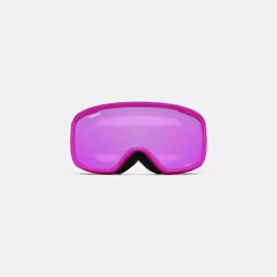 Giro Buster Kids Ski Goggles - Snowboard Goggles for Youth  Boys & Girls - Pink Geo Camo Strap with Amber Pink Lens