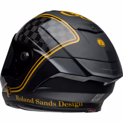 Bell Race Star DLX Flex RSD Player Helmet, black-gold, Size S for Men