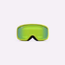 Giro Buster Kids Ski Goggles - Snowboard Goggles for Youth  Boys & Girls - Black Ashes Strap with Amber Rose Lens
