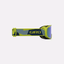 Giro Buster Kids Ski Goggles - Snowboard Goggles for Youth  Boys & Girls - Black Ashes Strap with Amber Rose Lens