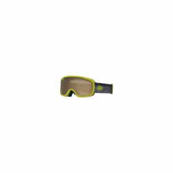 Giro Buster Kids Ski Goggles - Snowboard Goggles for Youth  Boys & Girls - Ano Lime Linticular Strap with Amber Rose Lens