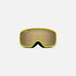 Giro Buster Kids Ski Goggles - Snowboard Goggles for Youth  Boys & Girls - Ano Lime Linticular Strap with Amber Rose Lens