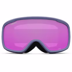 Giro Cruz Ski Goggles - Snowboard Goggles for Men  Women & Youth - Anti-Fog - OTG - Lilac Wordmark Strap w/Amber Pink Lens