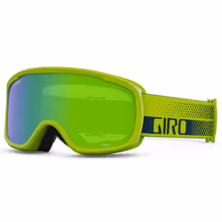 Giro Ledge MIPS Combo Pack Ski Helmet - Snowboarding Helmet with Matching Goggles Ano Lime/Ano Lime Flow M (55.5-59cm)