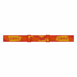 Giro Buster Youth Ski Goggles - Snowboard Goggles for Kids  Boys  and Girls - Red Geo Camo Strap with Amber Rose Lens