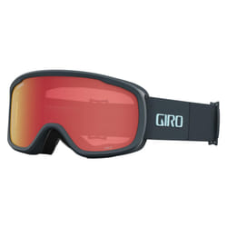 Giro Cruz Ski Goggles - Snowboard Goggles for Men  Women and Youth - Dark Shark Streaker Strap with Amber Scarlet Lens
