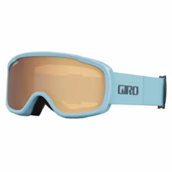 Giro Moxie Ski Goggles - Snowboard Goggles for Women and Youth - Light Mineral Thirds Strap with Amber Gold/Yellow Lenses