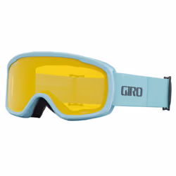 Giro Moxie Ski Goggles - Snowboard Goggles for Women and Youth - Light Mineral Thirds Strap with Amber Gold/Yellow Lenses