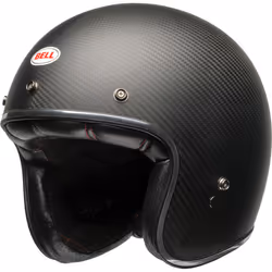 Bell Custom 500 Carbon Solid Jet Helmet, Size S for Men