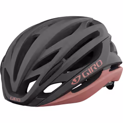 Giro Syntax MIPS Adult Road Cycling Helmet - Matte Metallic Coal/Dusty Rose Medium (55-59 cm)