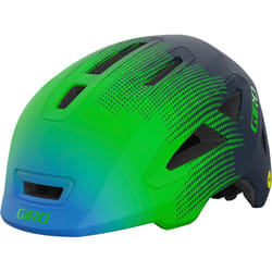 Giro Scamp MIPS II Youth Recreational Cycling Helmet - Matte Blue/Green Towers  Small (49-53 cm)