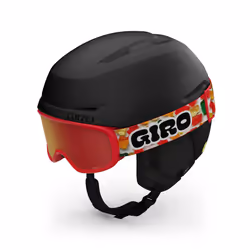 Giro Spur Combo Pack Kids Ski Helmet - Snowboarding Helmet with Matching Goggles for Youth Boys and Girls - Matte Black S 5 ...