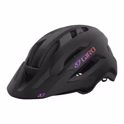 Giro Fixture II MIPS Mountain Bike Helmet for Men  Women  Kids  and Adults - Matte Black/Purple Gradient Logo  Universal Wome ...