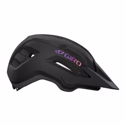 Giro Fixture II MIPS Mountain Bike Helmet for Men  Women  Kids  and Adults - Matte Black/Purple Gradient Logo  Universal Women 50-57 cm