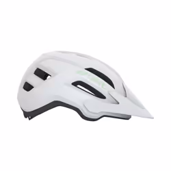 Giro Fixture II MIPS Mountain Bike Helmet for Men  Women  Kids  and Adults - Matte White/Green Logo  Universal Women 50-57 cm