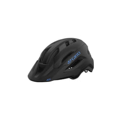 Giro Fixture II MIPS Mountain Bike Helmet for Men  Women  Kids  and Adults - Matte Black/Blue Logo  Universal Youth 50-57cm
