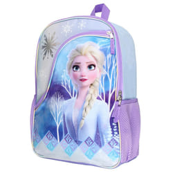 Disney Frozen Elsa 16"""" Girls Bag School Travel Backpack With Reflecti