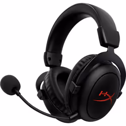 Cloud Core - Wireless Gaming Headset (Black), Wireless, Music, 10 - 21000 Hz, 281.2 g, Headphones, Black
