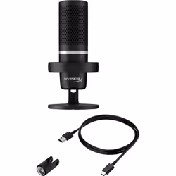 HyperX DuoCast - USB Microphone (Black) - RGB Lighting - Additional view 4