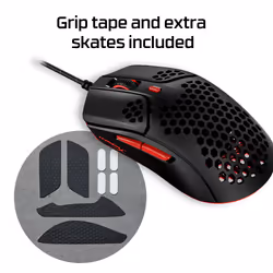 HyperX Pulsefire Haste - Gaming Mouse (Black-Red)